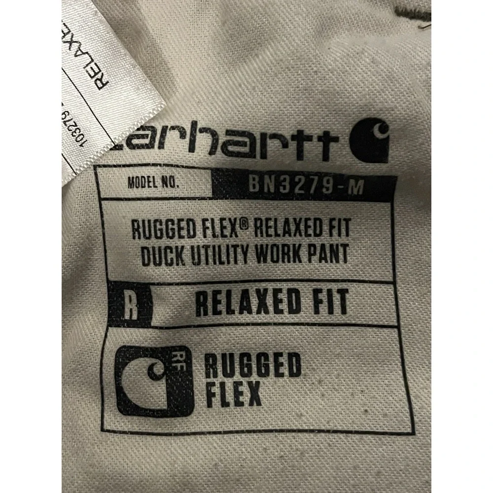 Carhartt Rugged Flex Carpenter Pants Men's Size 31x32 Green Relaxed 103279-217